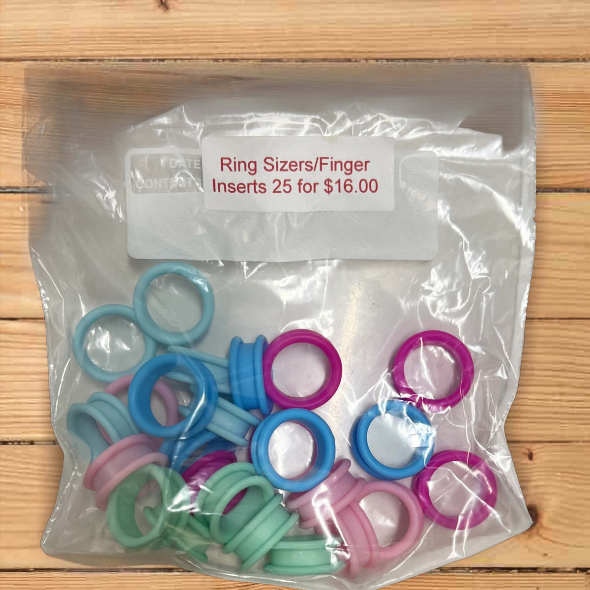 Finger Inserts/Ring Sizers